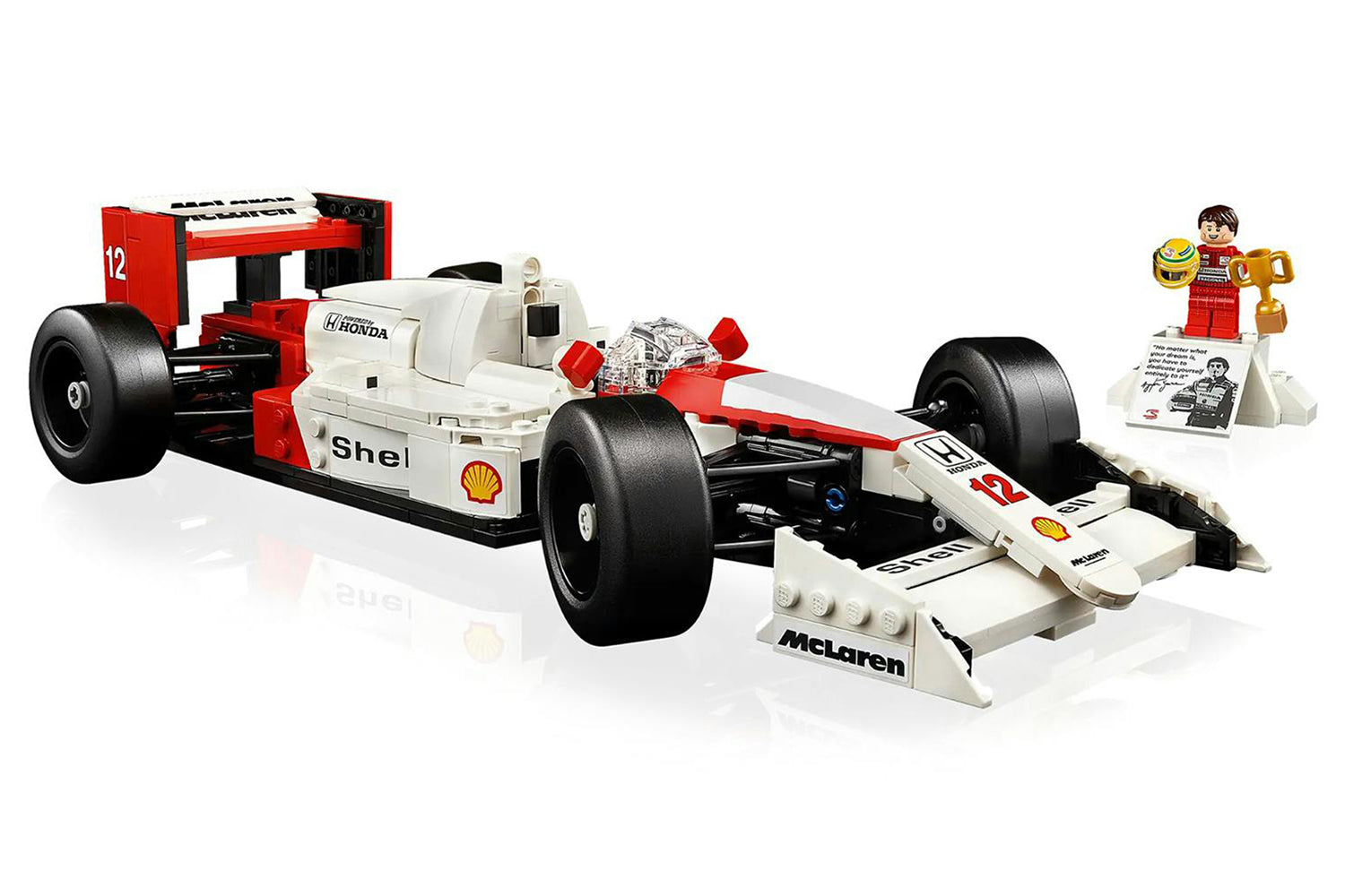 Lego McLaren MP4/4 & Ayrton Senna Building  Toys Set-4
