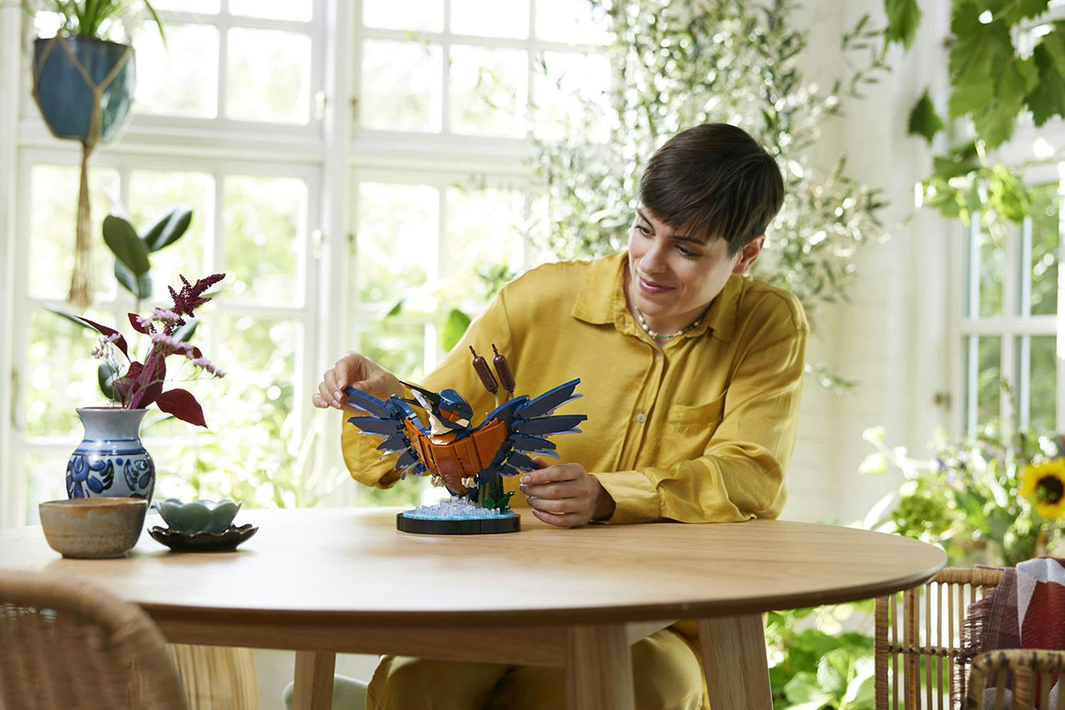 Lego Kingfisher Bird Building Toys Set-5