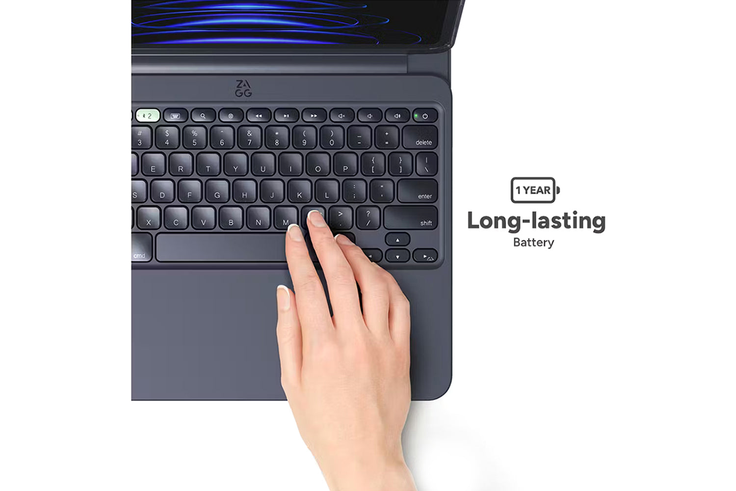 Zagg Pro Keys 2 11" iPad Air (M3) Detachable Keyboard & Case-5