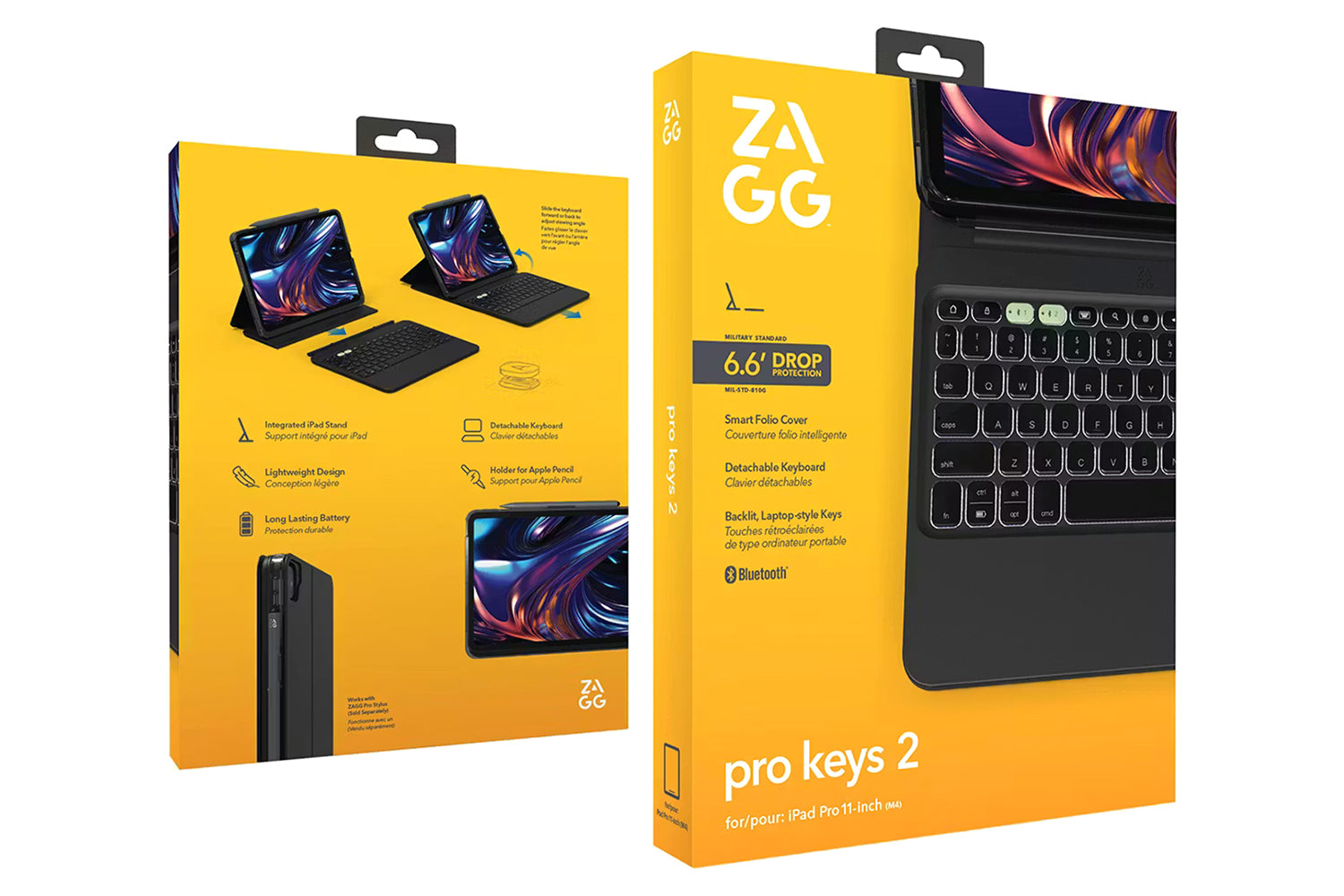 Zagg Pro Keys 2 11" iPad Pro (M4) Detachable Keyboard & Case-9