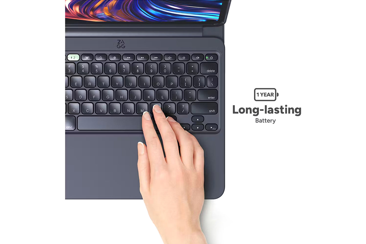 Zagg Pro Keys 2 13" iPad Pro (M4) Detachable Keyboard & Case-5