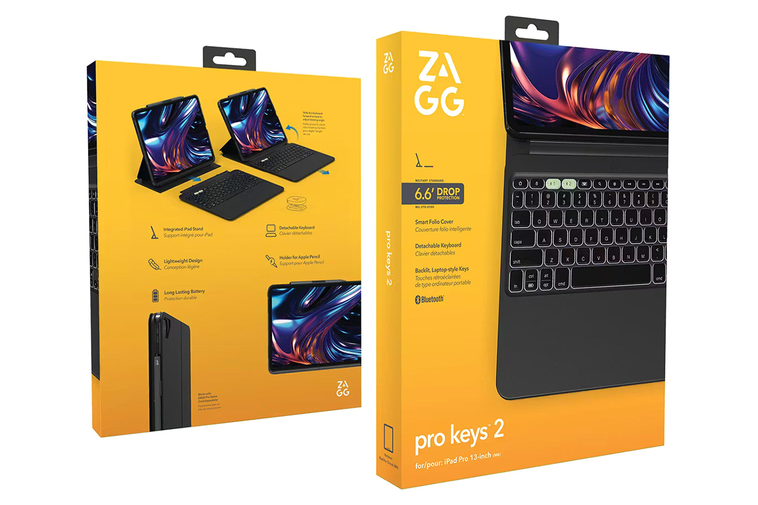 Zagg Pro Keys 2 13" iPad Pro (M4) Detachable Keyboard & Case-9