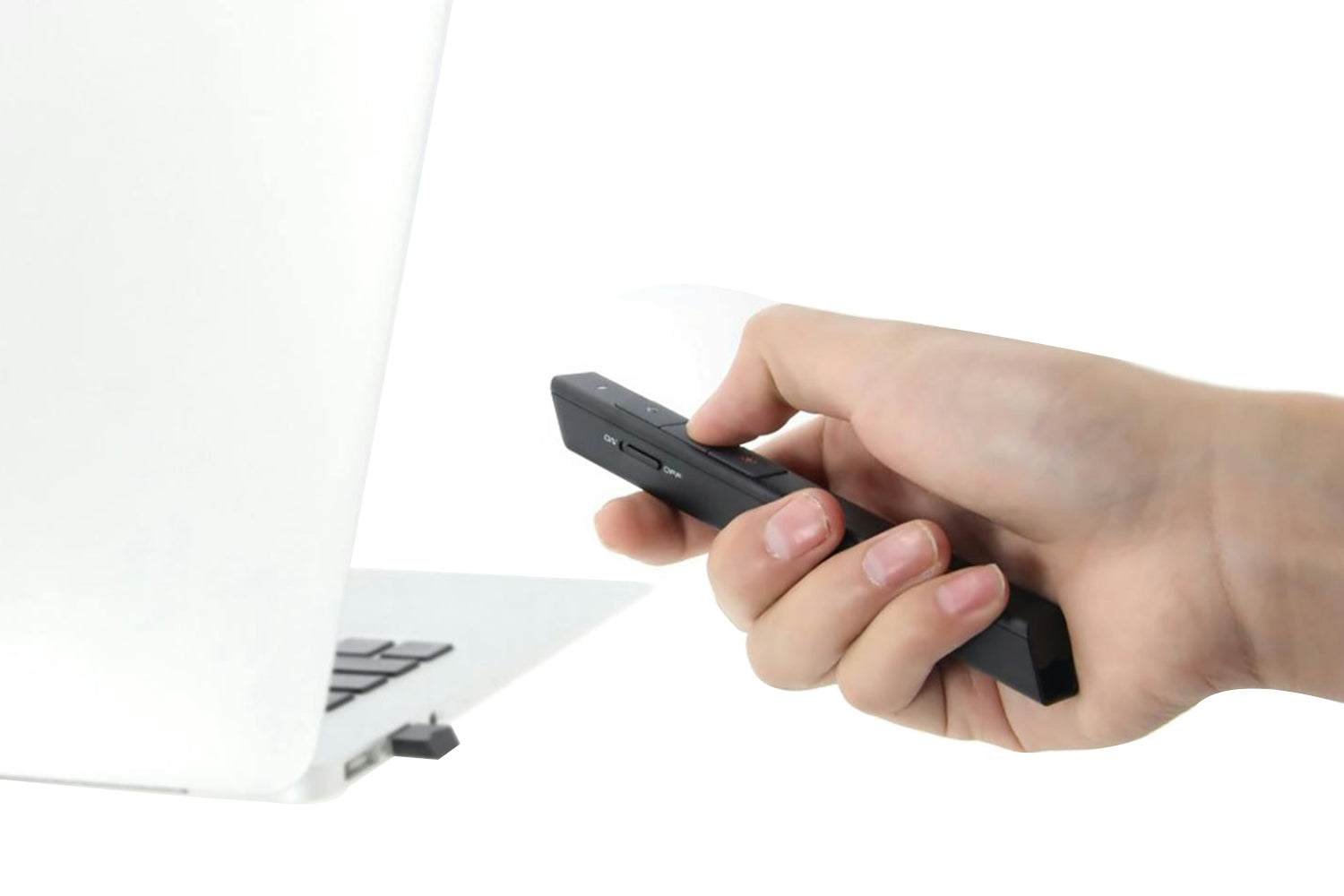 Techly Wireless Presenter with Integrated Laser Pointer | Black-4