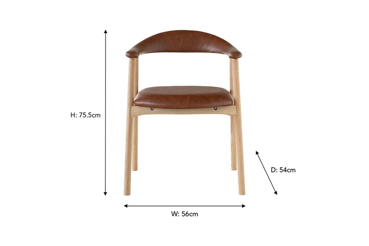 Addi Dining Chair | Brandy-9