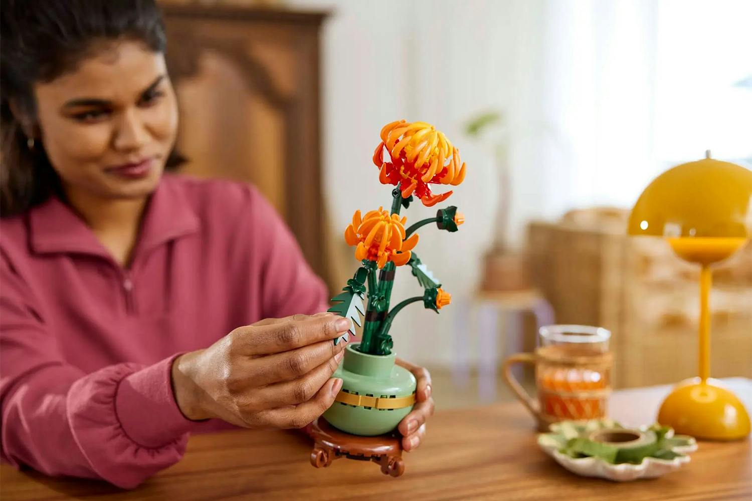 Lego Chrysanthemum Building Toys Set-2