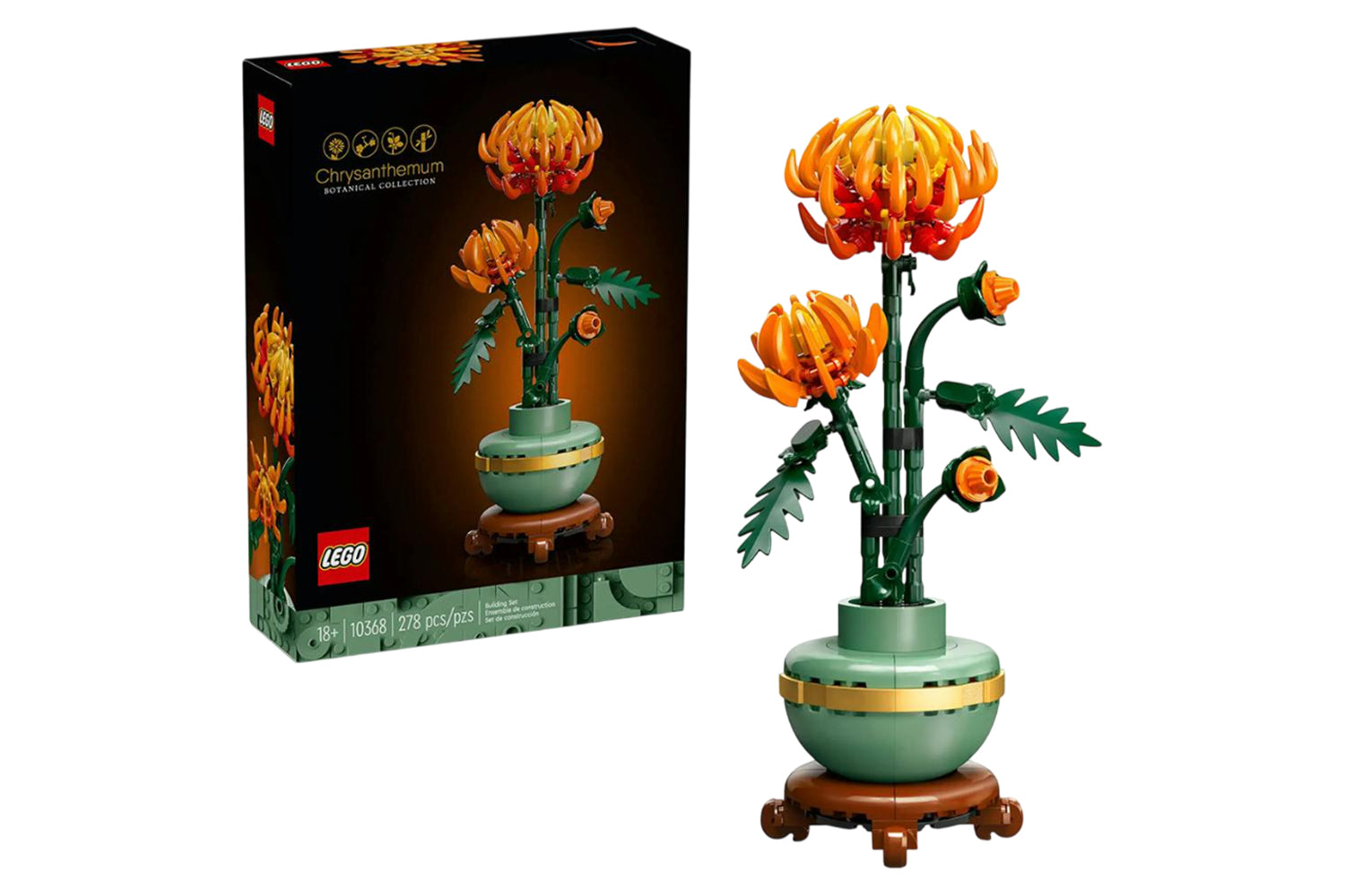 Lego Chrysanthemum Building Toys Set-9