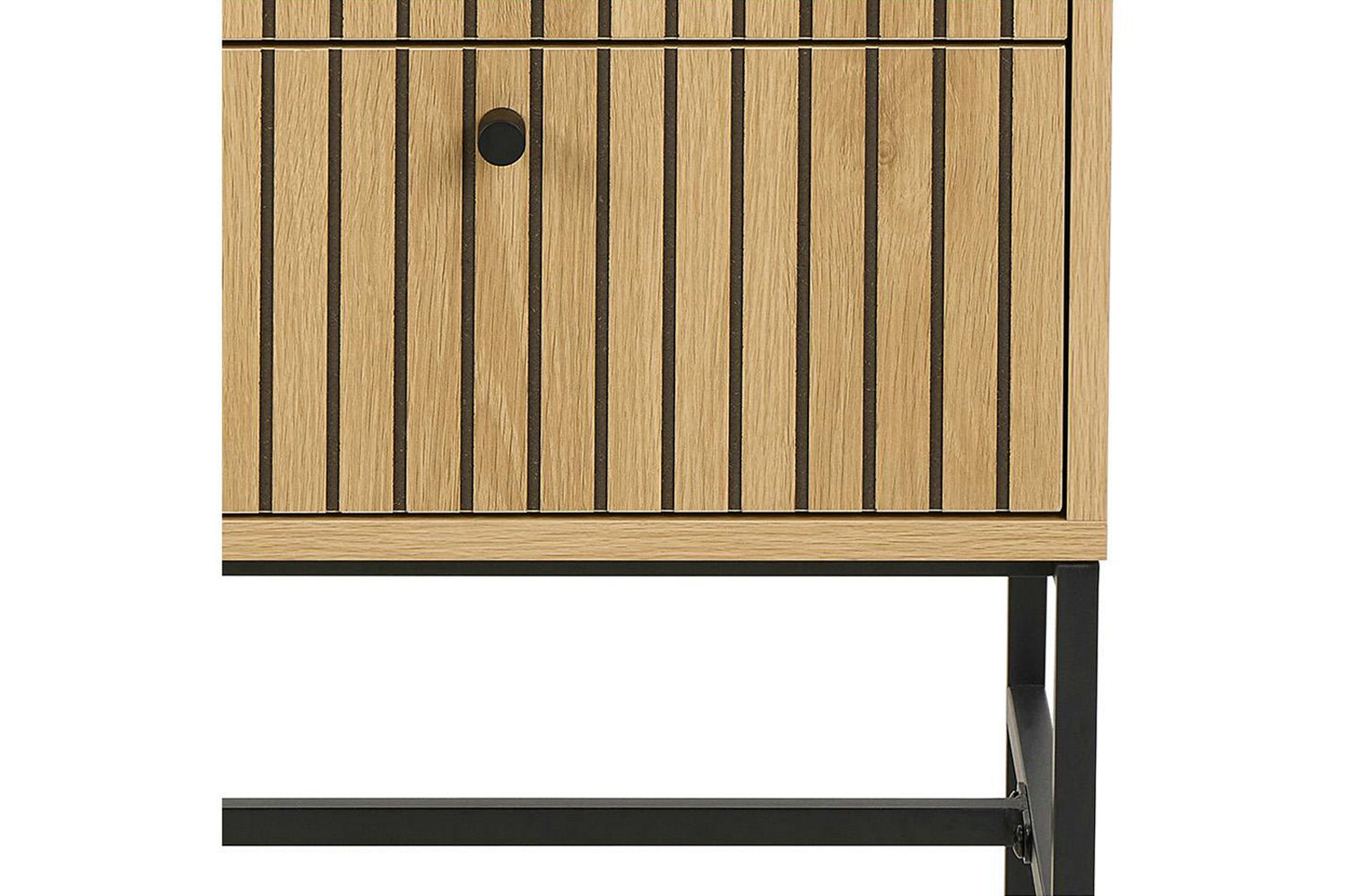 Albany Bedside Locker | 2 Drawer | Oak Effect-8