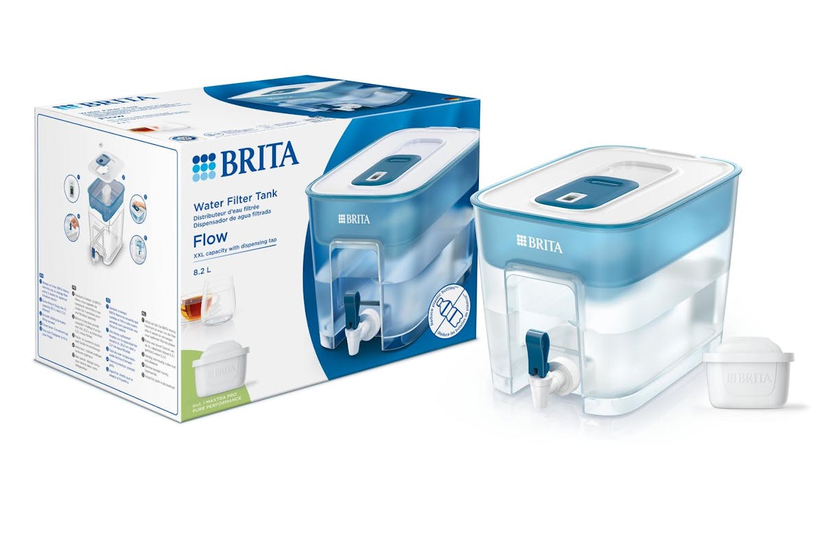 Brita Flow Maxtra Pro | Water Filter Dispenser | Blue | 8.2 Litre