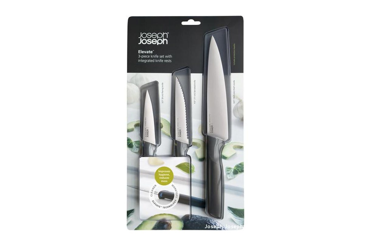 Joseph Joseph | Stainless-Steel Knives Set | 3pc Set