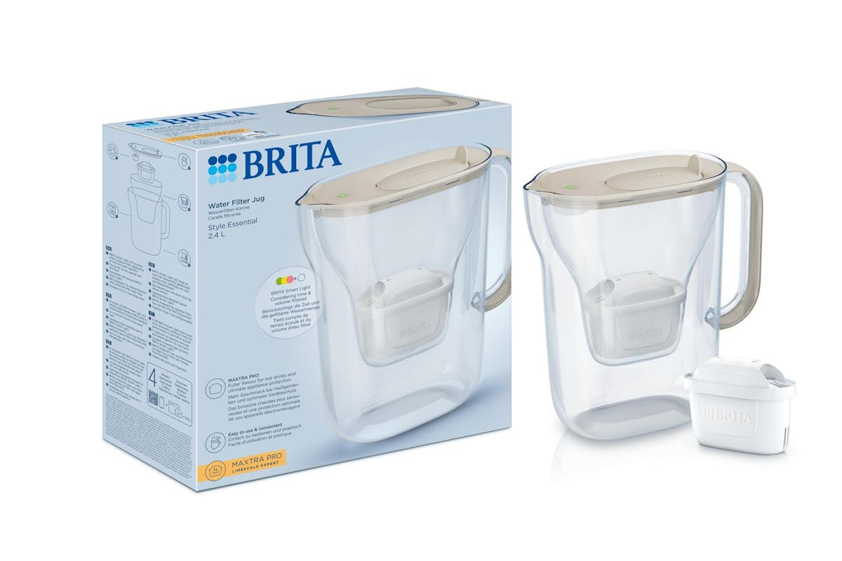 Brita Style Essential Sand Water Filter Jug | Water Filter | Sand | 2.4l