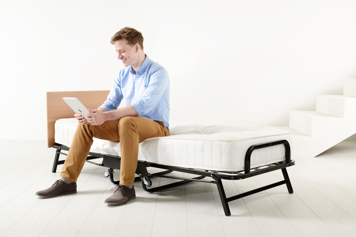 JAY-BE Crown Premier Folding Bed | Single | Steel Frame | Luxury Mattress-6