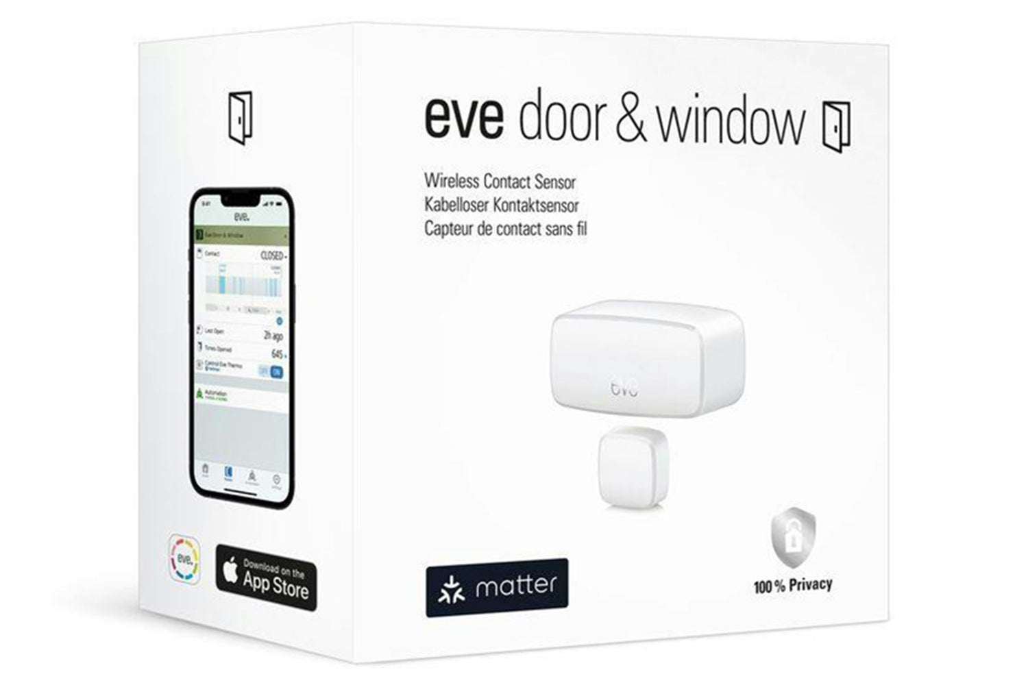 Eve Door & Window Wireless Contact Sensor-3