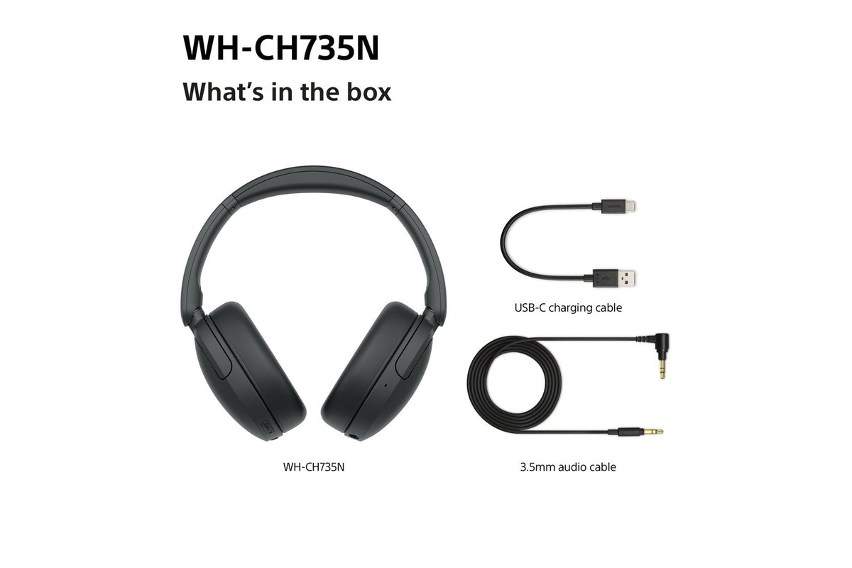 Sony WH-CH735N Wireless Noise Cancelling Headphones | Black-10
