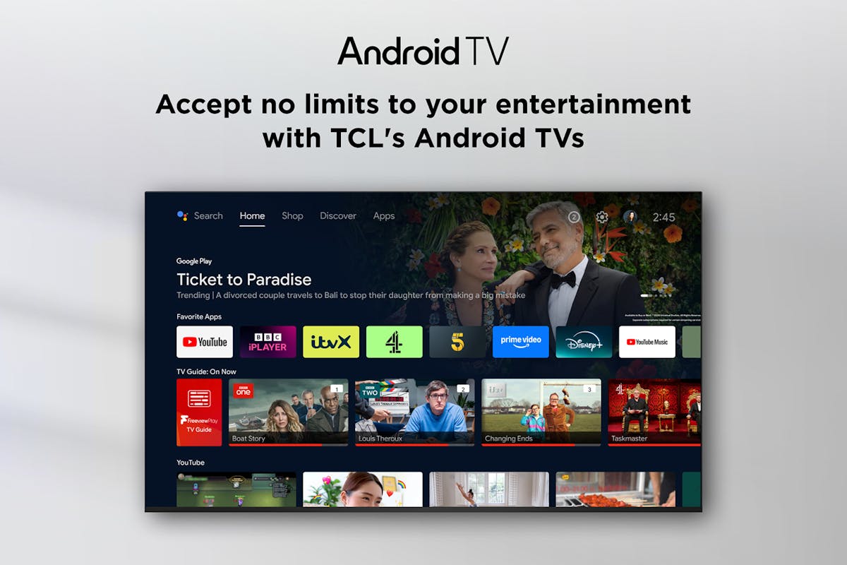 TCL 32" QLED Full HD Android Smart TV | 32V5C-10