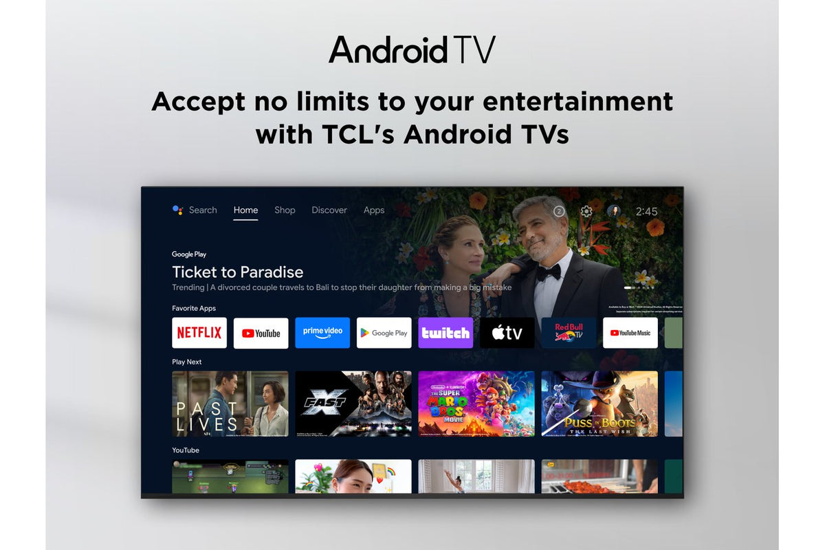 TCL 43" QLED Full HD HDR Android Smart TV | 43V5C-6