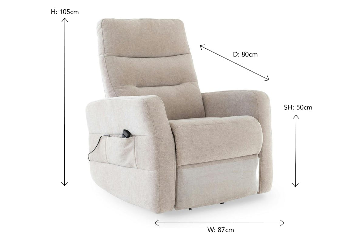 Madi Fabric Armchair | Beige-2