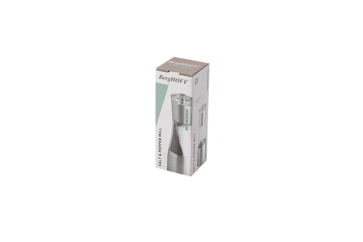 Berghoff Salt And Pepper Duo Mill | Stainless Steel | 19cm