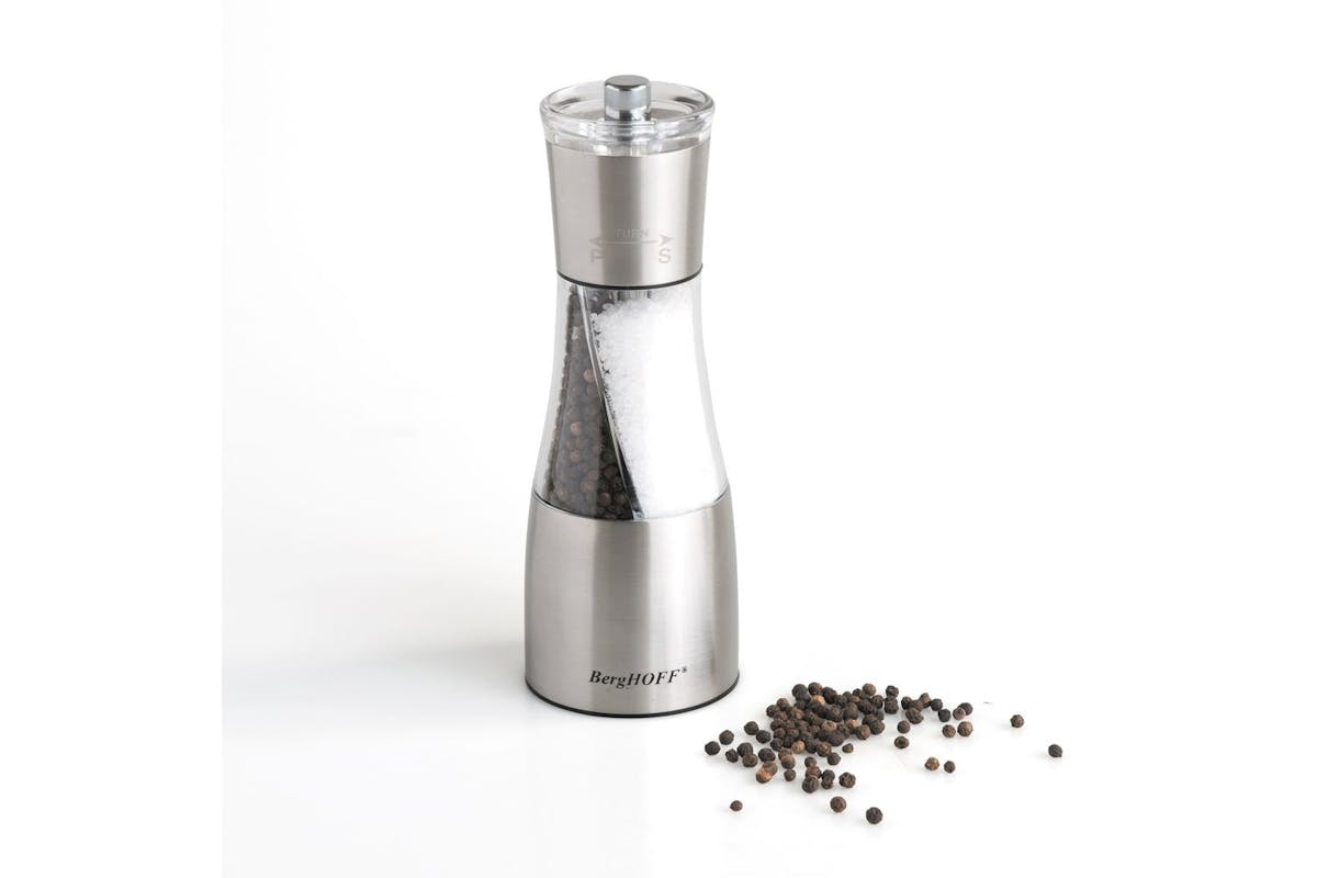 Berghoff Salt And Pepper Duo Mill | Stainless Steel | 19cm-3