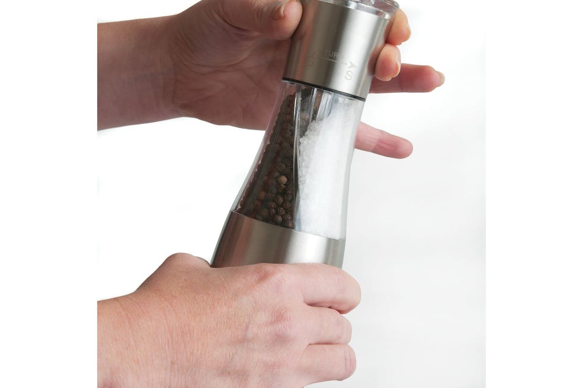 Berghoff Salt And Pepper Duo Mill | Stainless Steel | 19cm-4