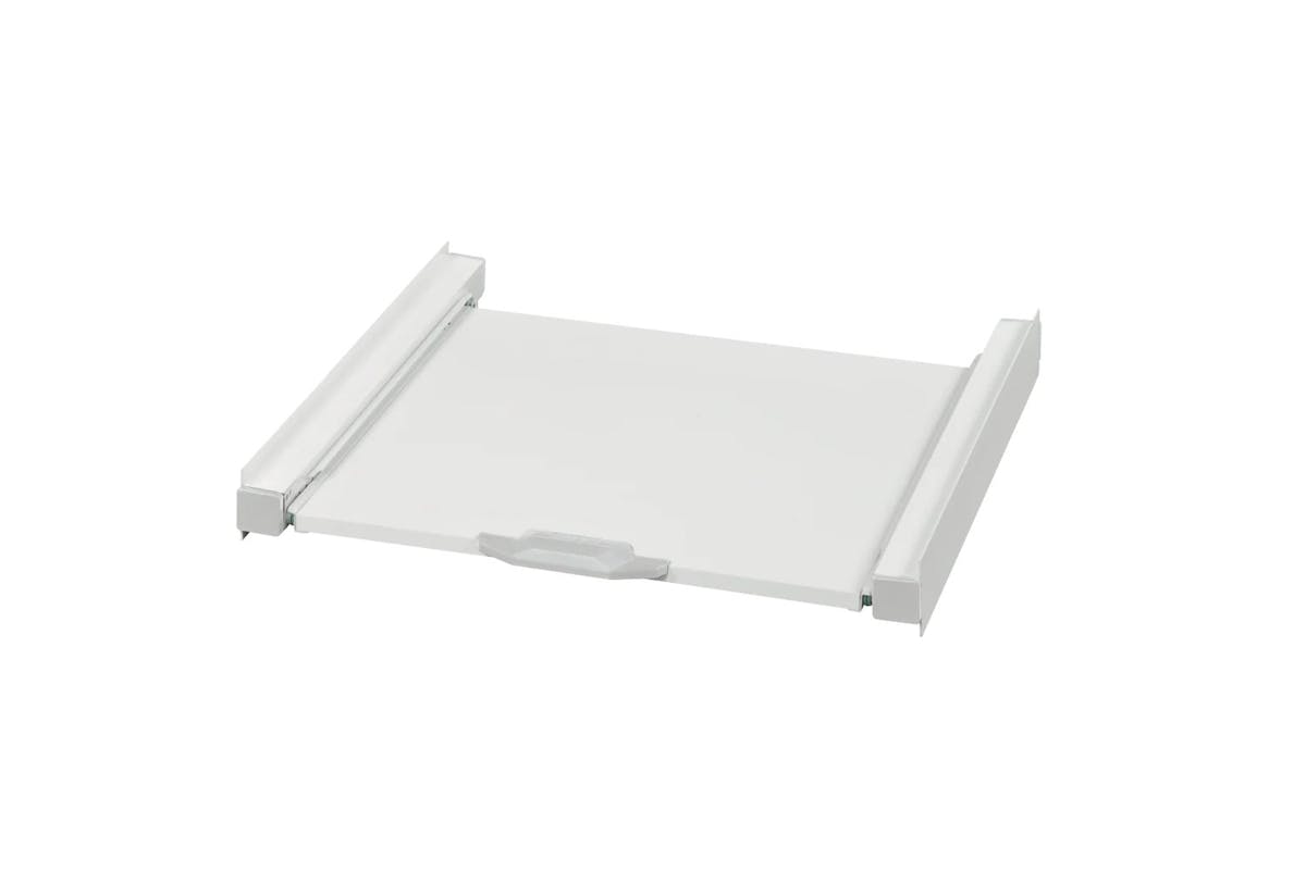 Xavax Intermediate Frame For Washing Machine And Dryer With Pull-out Shelf | Laundry Accessory | Metal | 60 X 55.5 Cm
