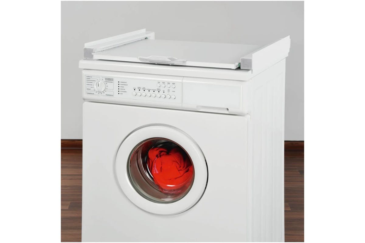 Xavax Intermediate Frame For Washing Machine And Dryer With Pull-out Shelf | Laundry Accessory | Metal | 60 X 55.5 Cm-6