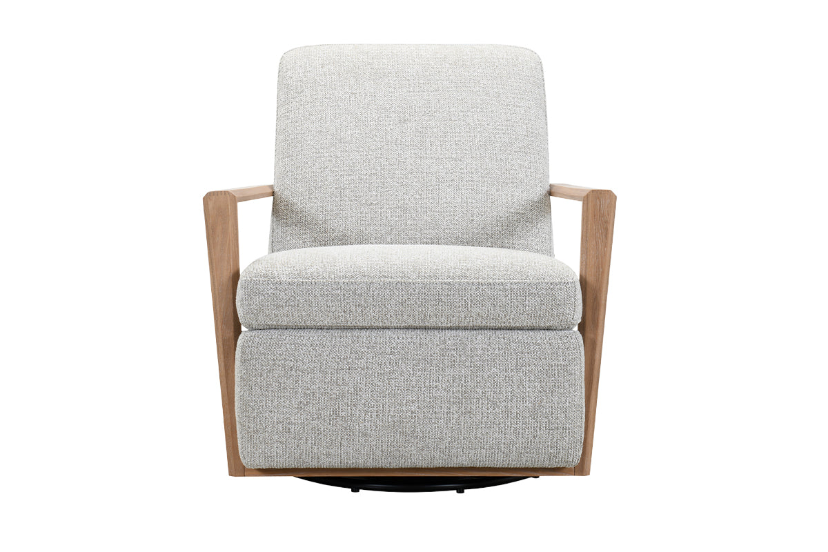 Riona Accent Chair | Swivel | Grey