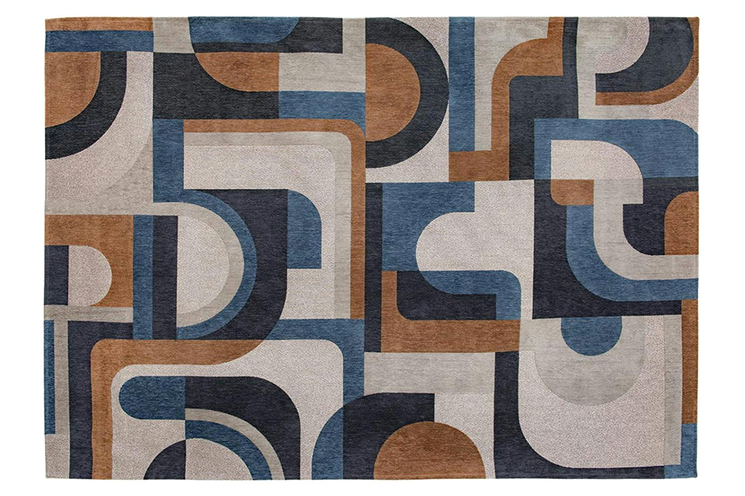 Louis De Poortere | Module Eco Rug | Camel Blue | 170 x 240 cm