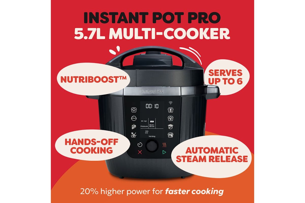 Instant Pot Pro 5.7L Multi-Cooker | 112-0300-01-UK | Black-2