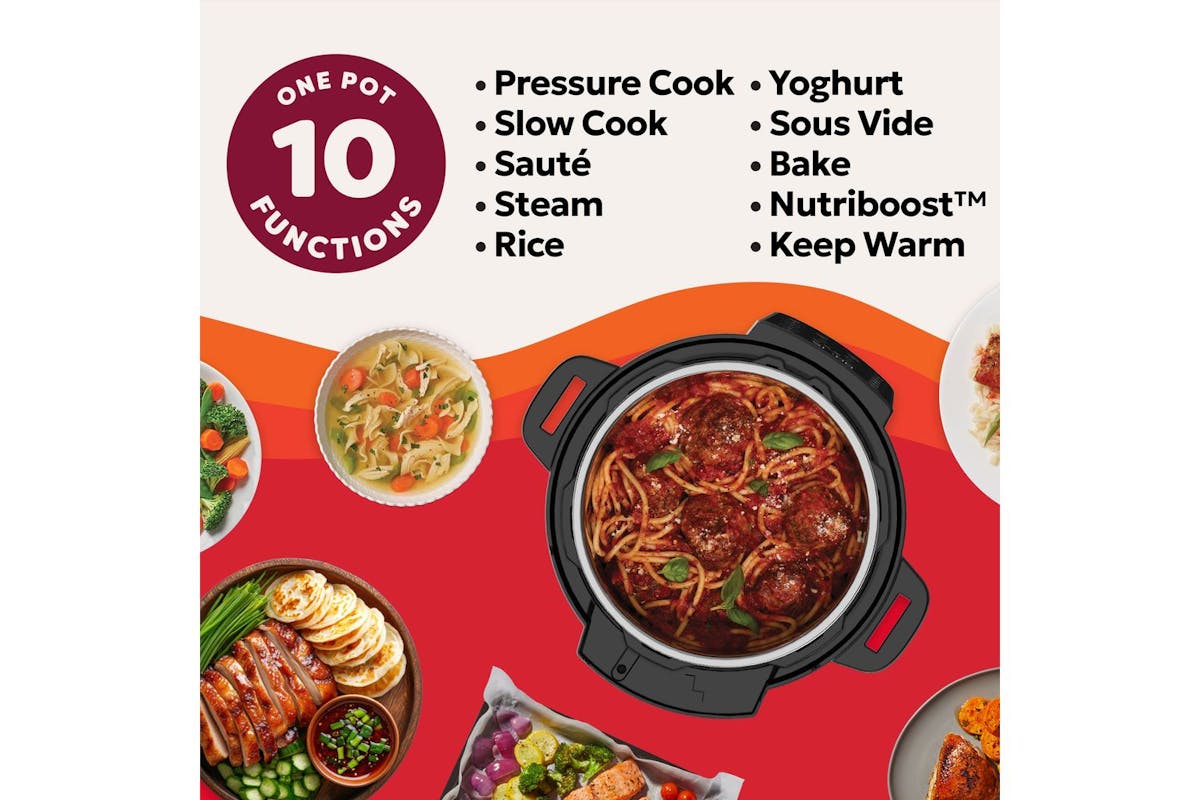 Instant Pot Pro 5.7L Multi-Cooker | 112-0300-01-UK | Black-8
