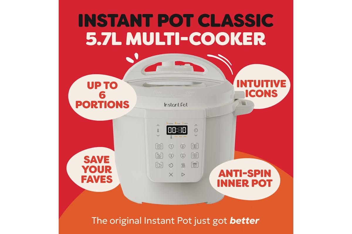 Instant Pot Classic 5.7L Multi-Cooker | 112-2020-01-UK | White-3