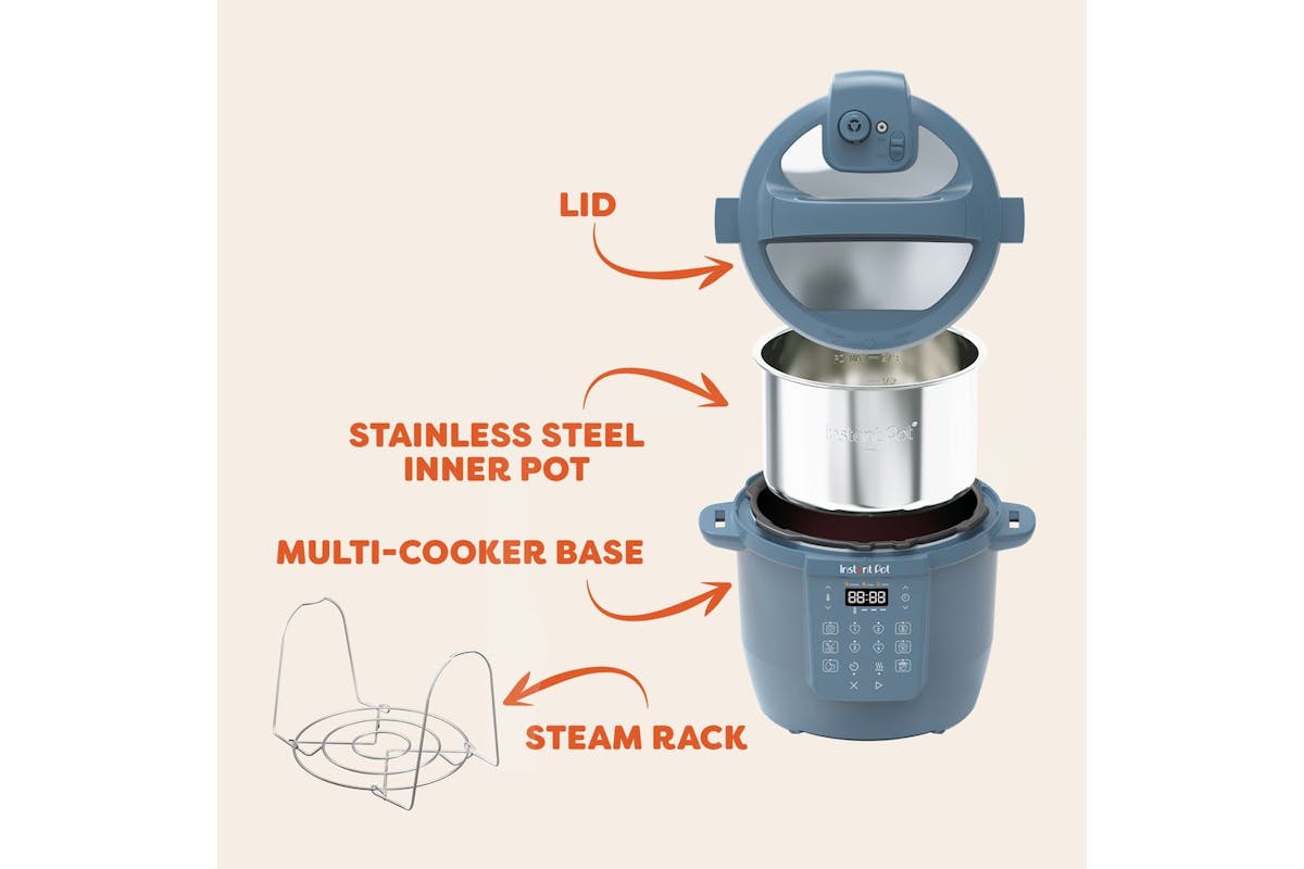 Instant Pot Classic 6L Multicooker | 112-2030-01-UKEU | Daydream Blue-2