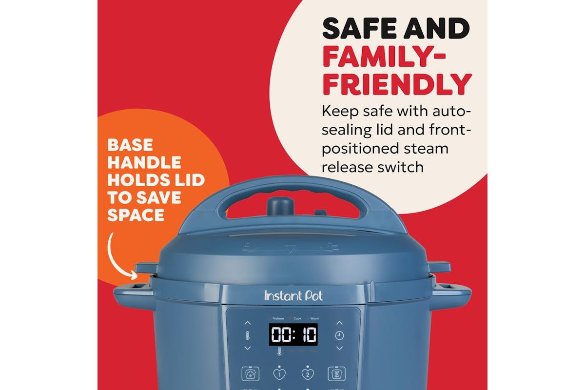 Instant Pot Classic 6L Multicooker | 112-2030-01-UKEU | Daydream Blue-6