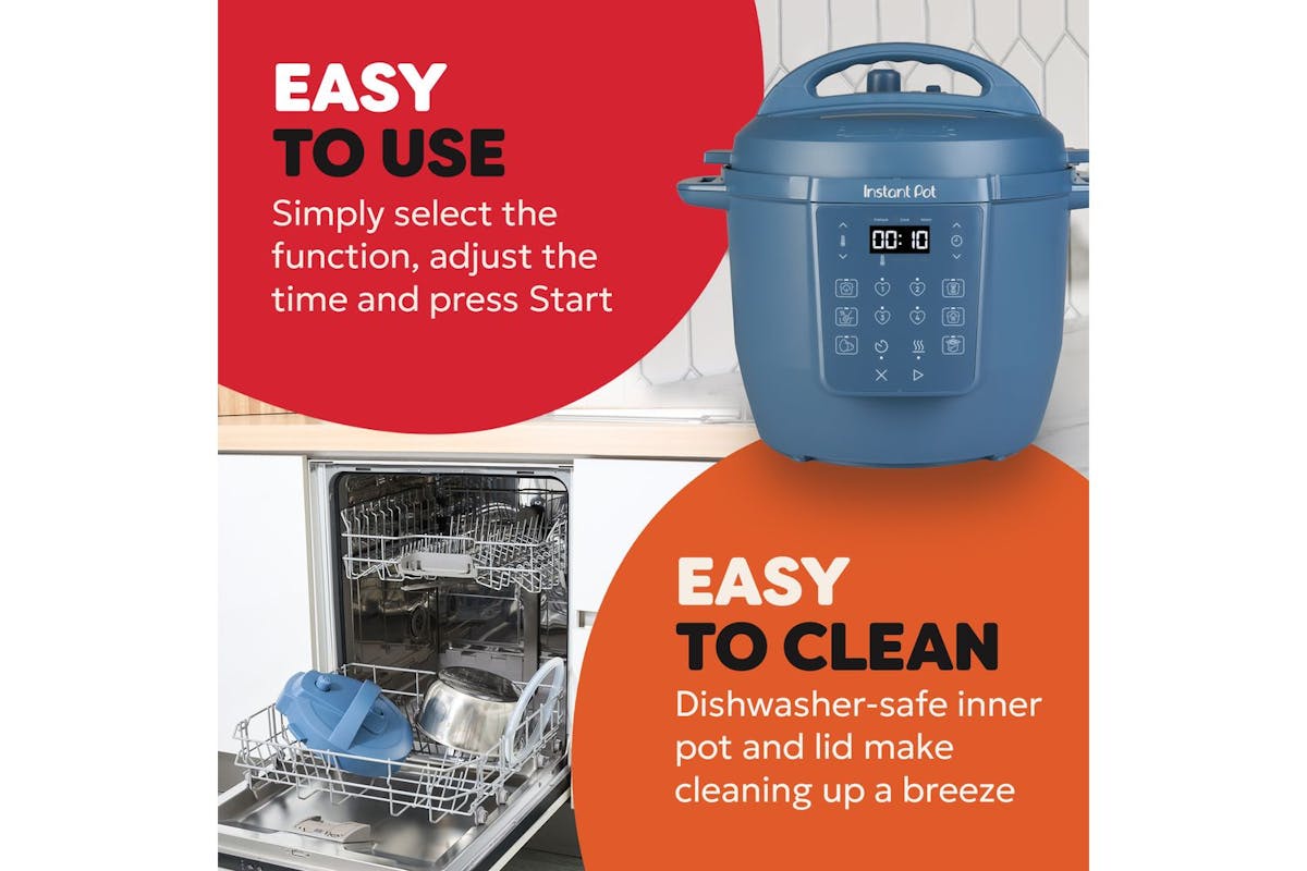 Instant Pot Classic 6L Multicooker | 112-2030-01-UKEU | Daydream Blue-7