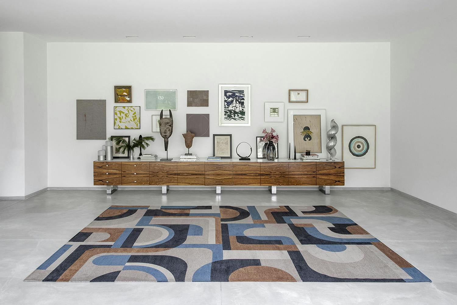 Louis De Poortere | Module Eco Rug | Camel Blue | 200 x 280 cm-8
