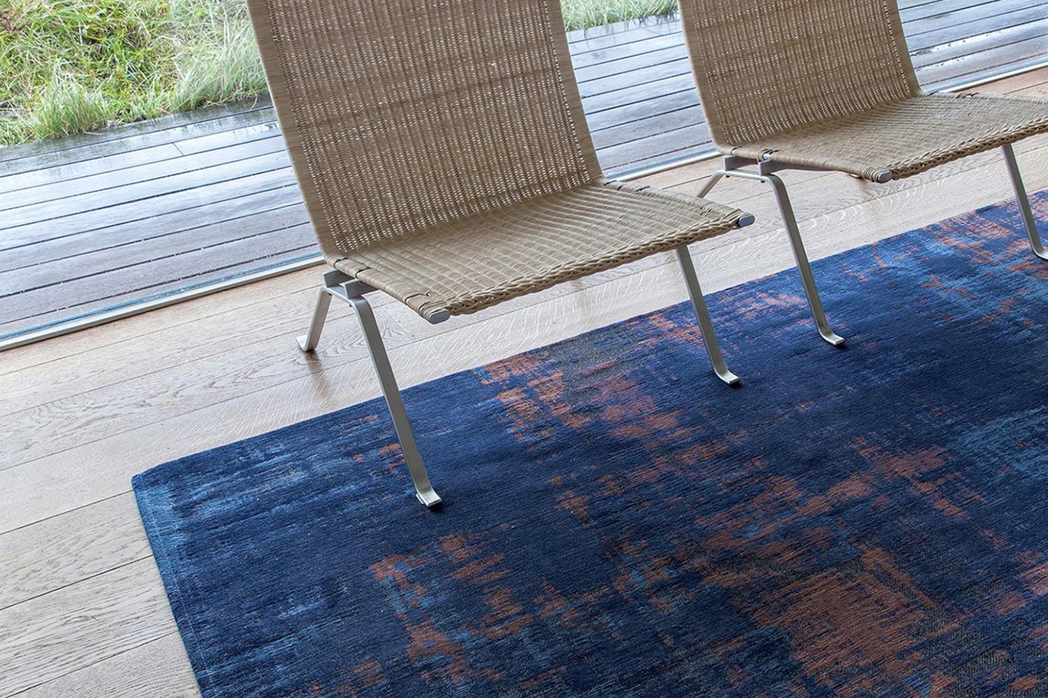 Louis De Poortere | Venetian Dust Eco Rug | Sunset Blue | 200 x 280 cm-2