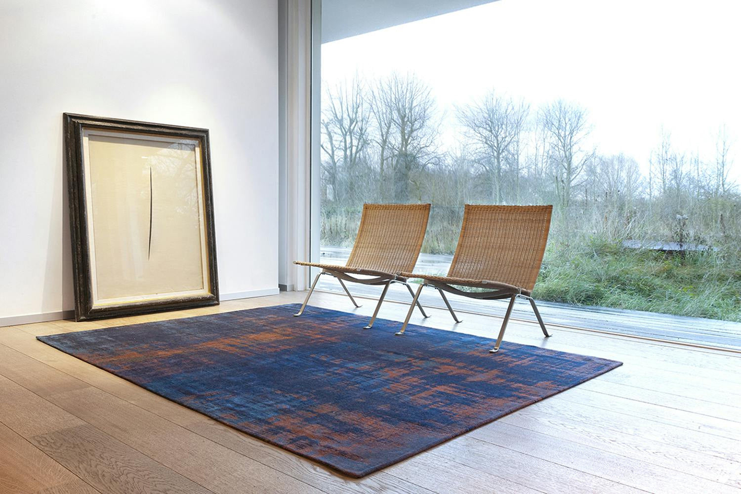 Louis De Poortere | Venetian Dust Eco Rug | Sunset Blue | 200 x 280 cm-8