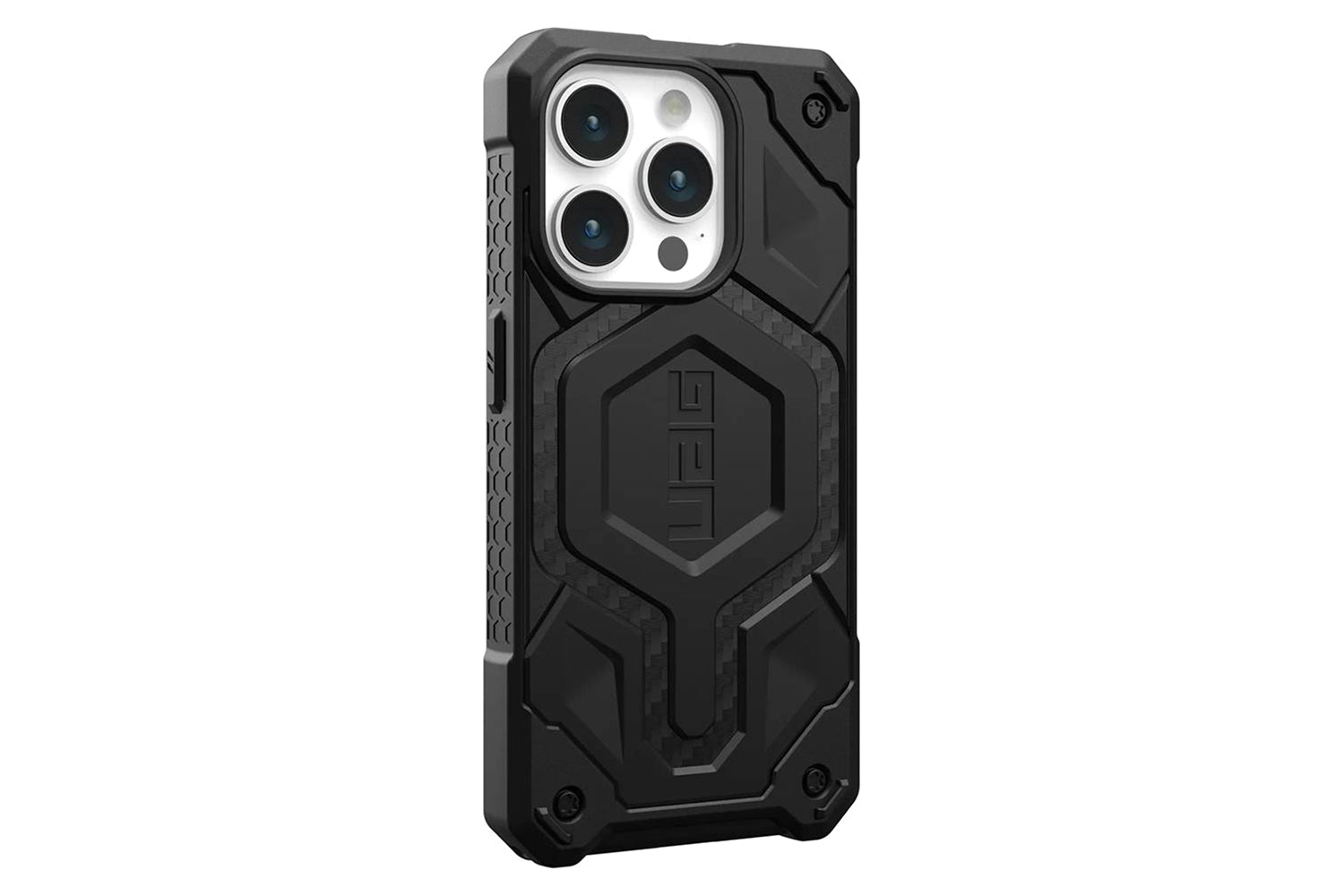 UAG Monarch Pro for Magsafe iPhone 15 Pro Case | Carbon Fiber-4