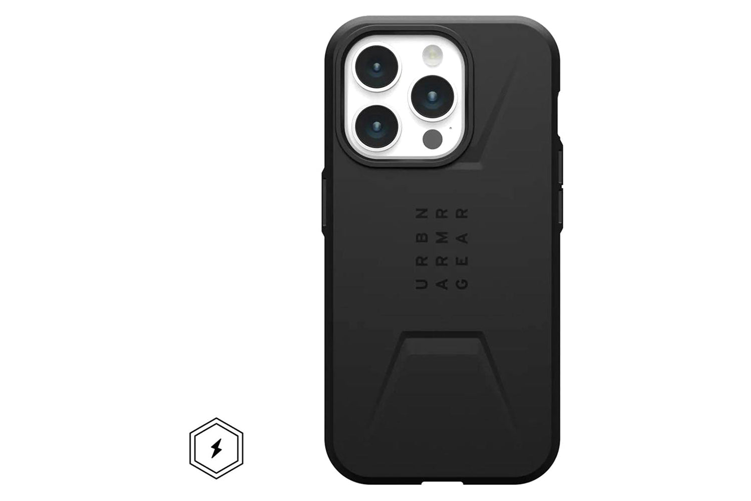UAG Civilian for Magsafe iPhone 15 Pro Case | Black