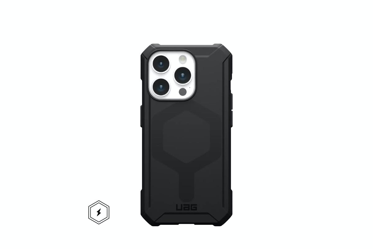 UAG Essential Armor for Magsafe iPhone 15 Pro Case | Black-10