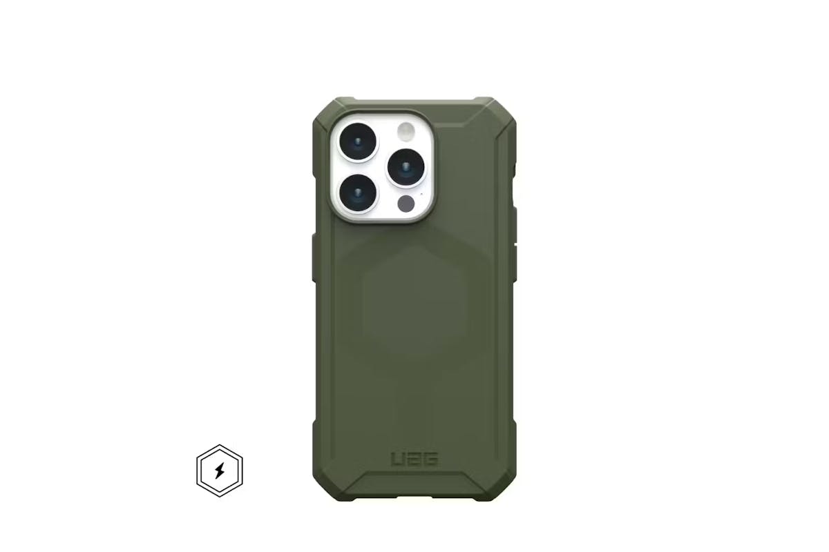 UAG Essential Armor for Magsafe iPhone 15 Pro Case | Olive Drab-10