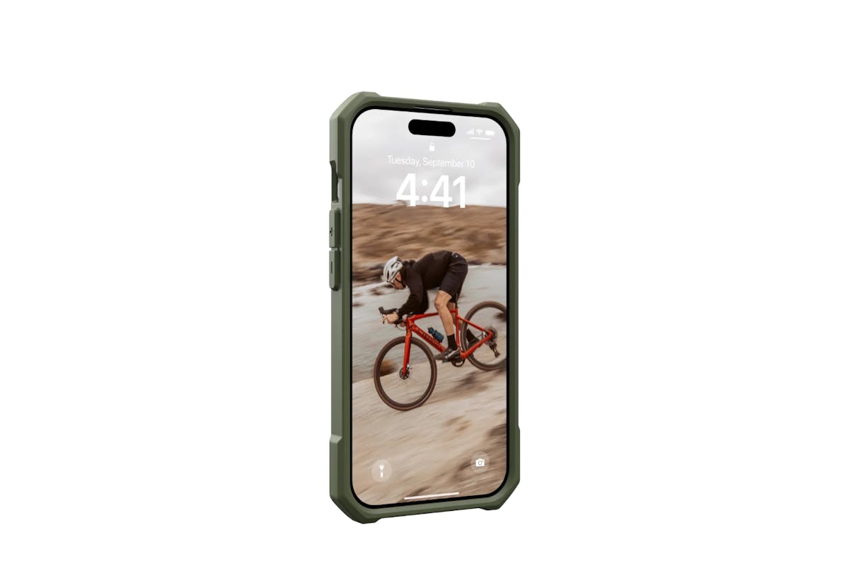 UAG Essential Armor for Magsafe iPhone 15 Pro Case | Olive Drab-8