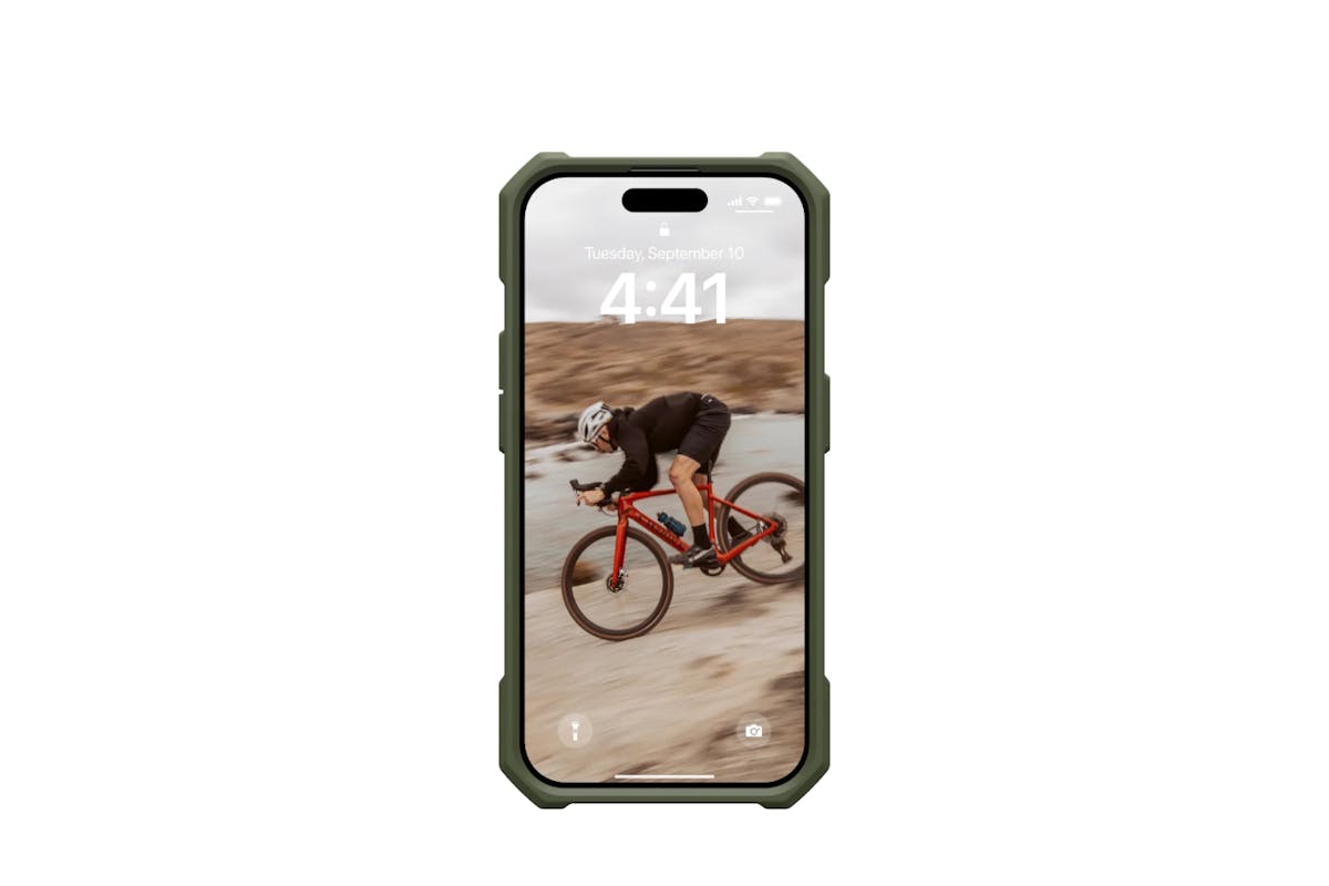 UAG Essential Armor for Magsafe iPhone 15 Pro Case | Olive Drab-6