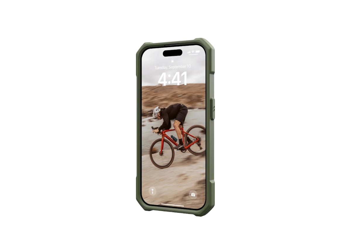 UAG Essential Armor for Magsafe iPhone 15 Pro Case | Olive Drab-7