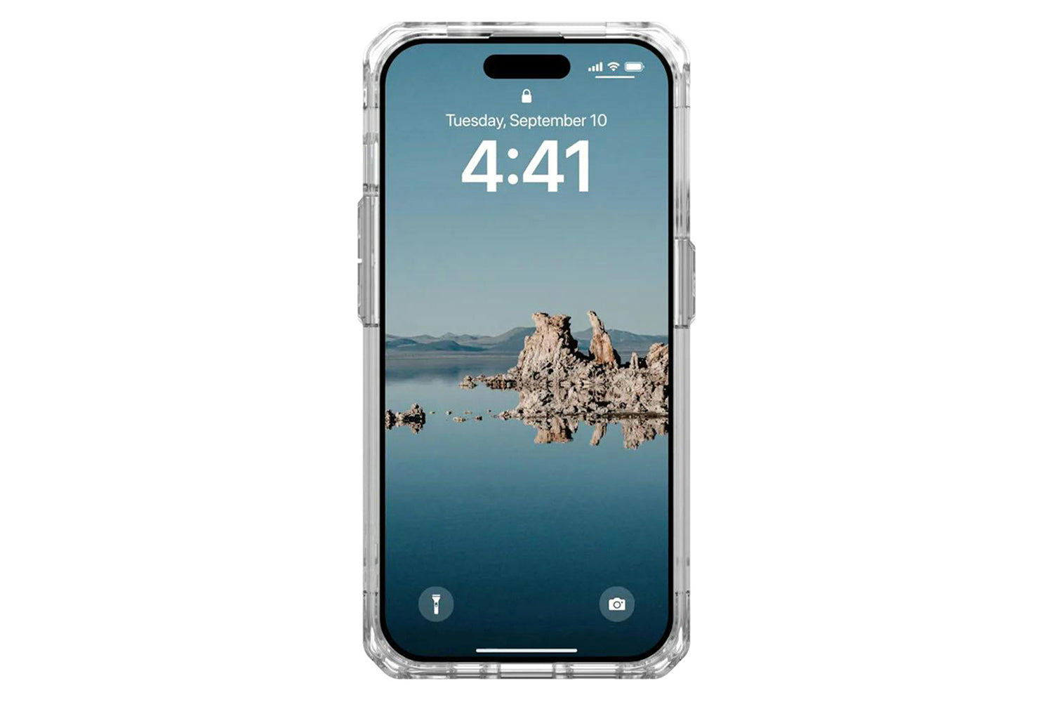 UAG Plyo for Magsafe iPhone 15 Pro Case | Ice/Silver-3