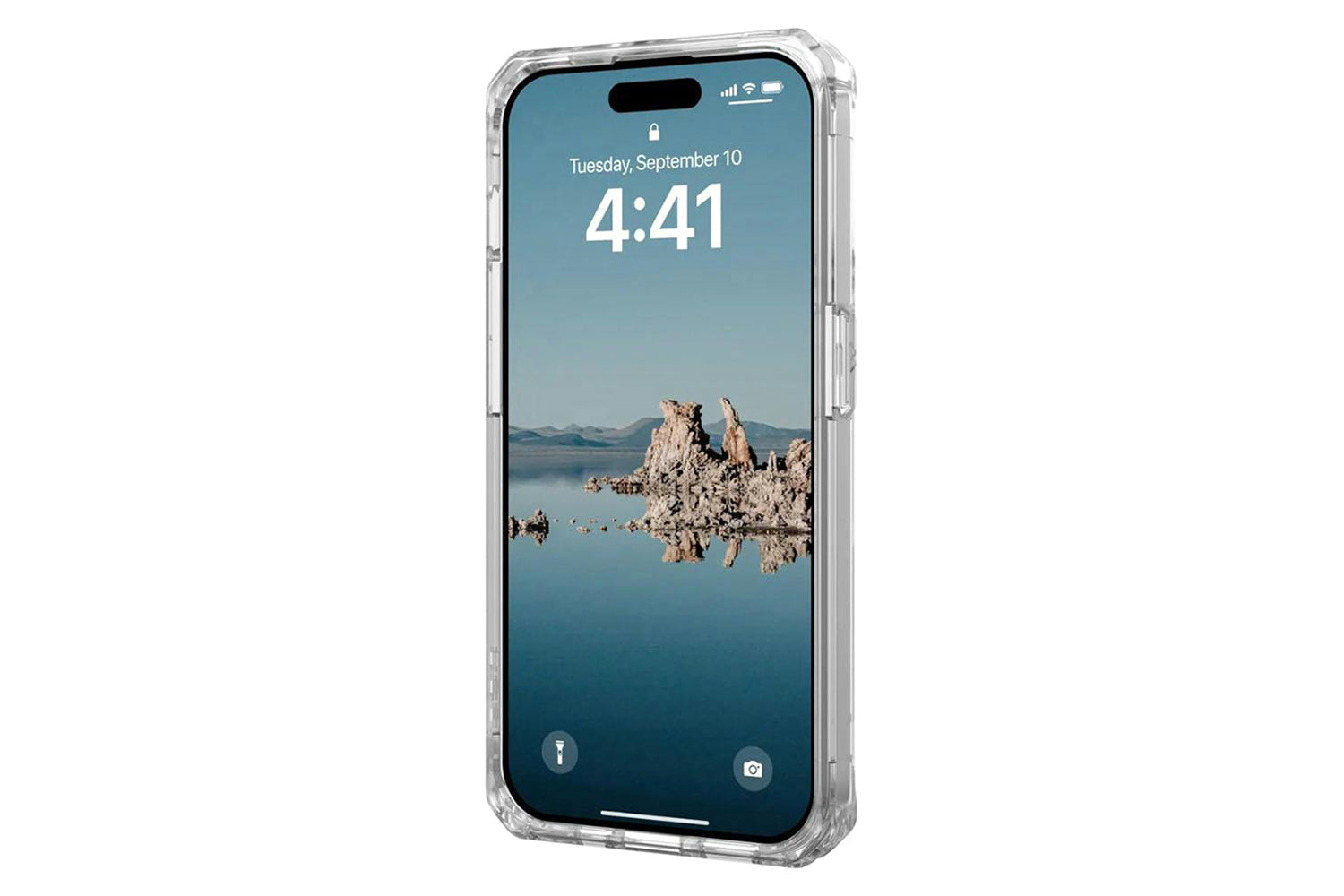 UAG Plyo for Magsafe iPhone 15 Pro Case | Ice/Silver-4