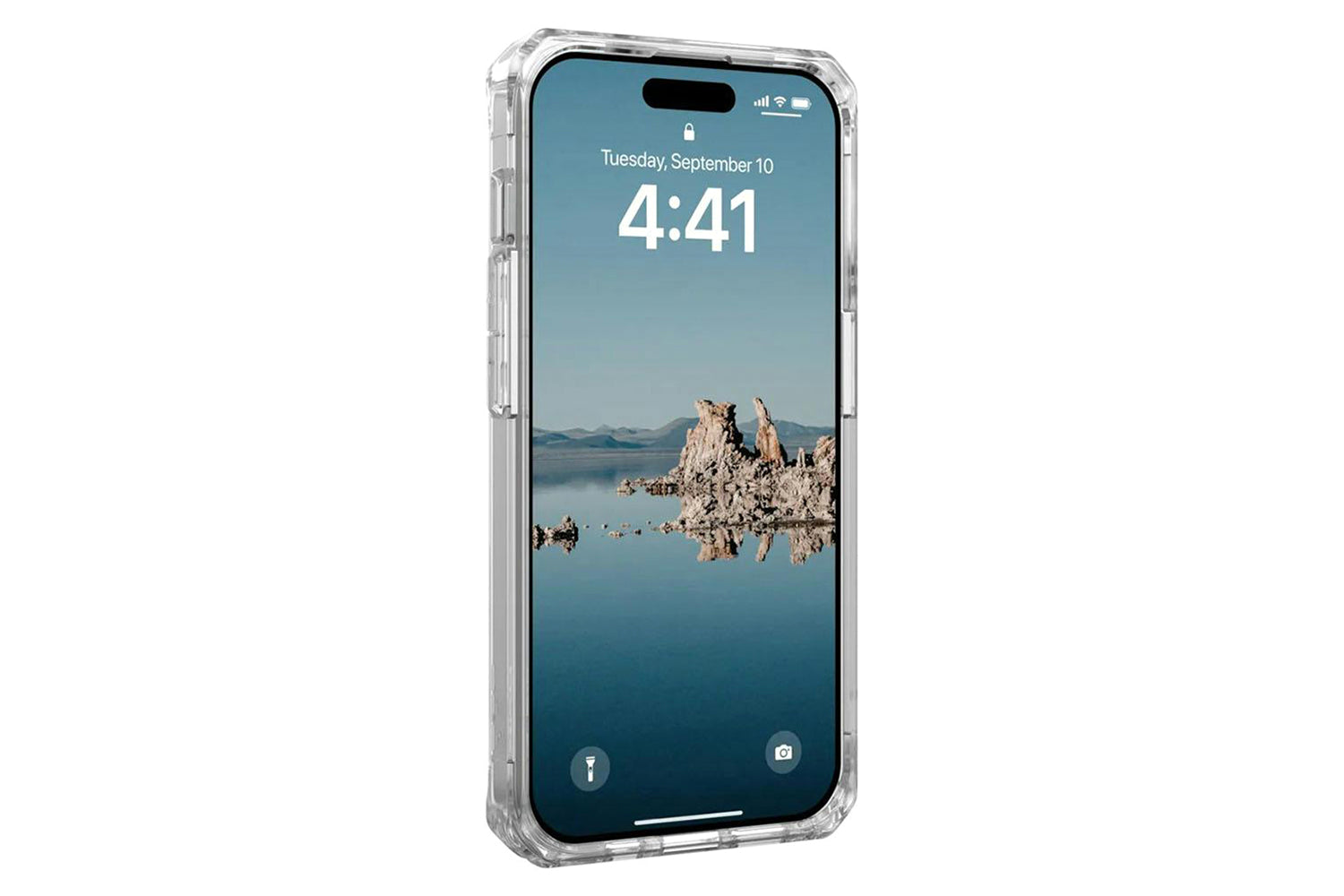 UAG Plyo for Magsafe iPhone 15 Pro Case | Ice/Silver-5