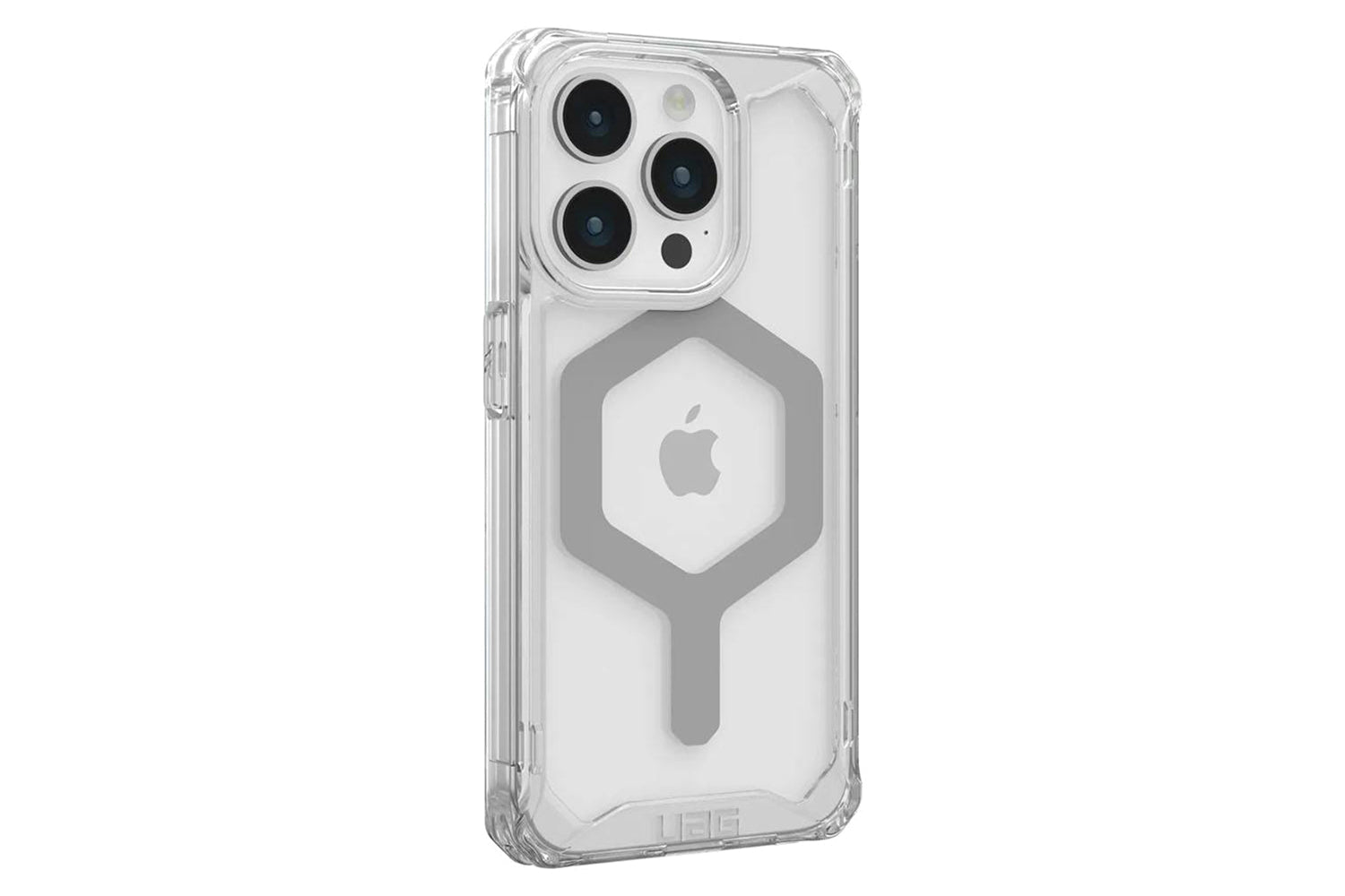 UAG Plyo for Magsafe iPhone 15 Pro Case | Ice/Silver-8