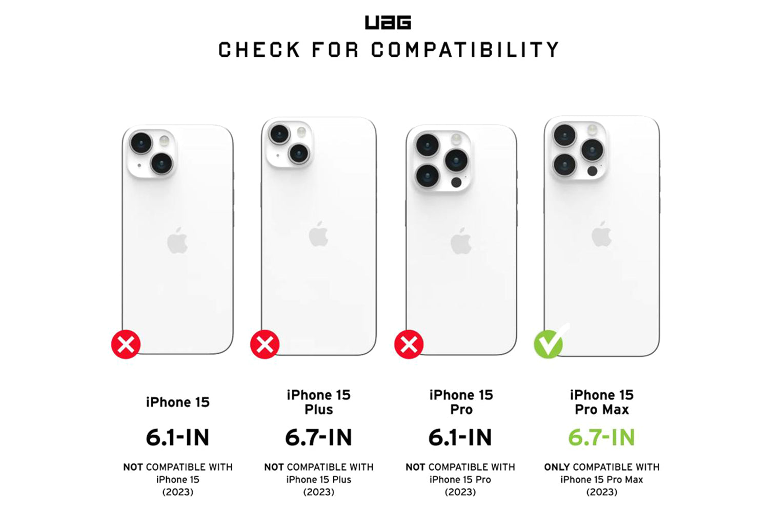 UAG Plyo for Magsafe Iphone 15 Pro Max Case | Silver-3