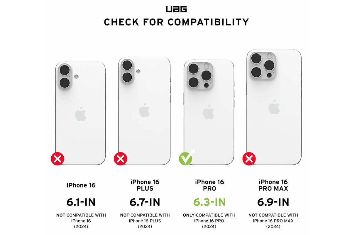UAG Plyo Series iPhone 16 Pro MagSafe Case | Ice White-7
