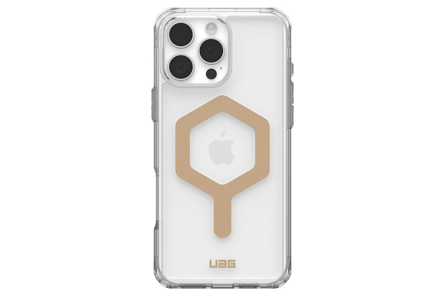 UAG iPhone 16 Pro Max Plyo Magsafe Case | Ice Gold-3
